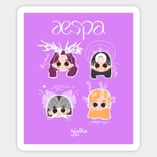 aespa savage fanart Sticker